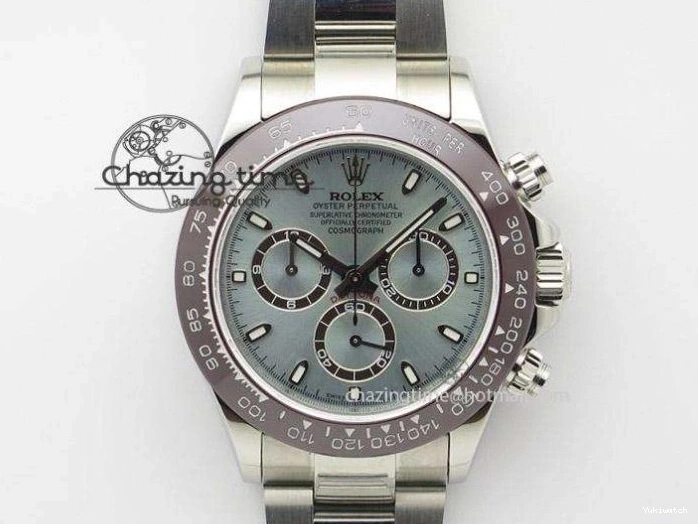 Edition 40mm 904L TWF A2836 SS Ice Date SS on Steel Bracelet Dial 1:1 Day Blue Best 0108